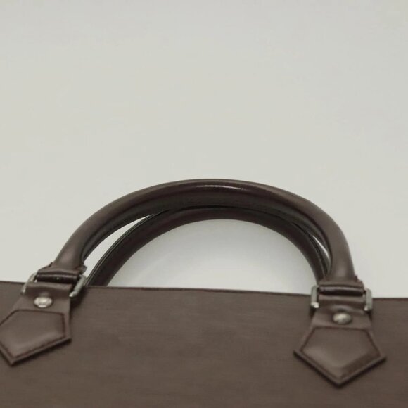 LOUIS VUITTON Epi Sac Plat Hand Bag Mocha LV Auth - Picture 10 of 16